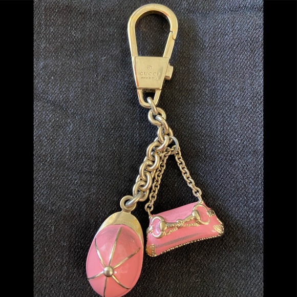 Accessories - Gucci Bag and Cap Motif Bag Charm Key chain